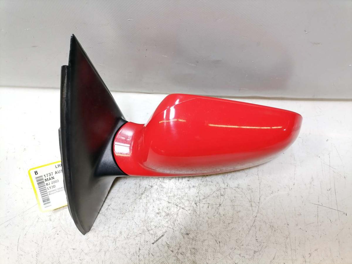 VW Lupo original Au&szlig;enspiegel links LY3D Tornadorot manuell verstellbar Bj.2003
